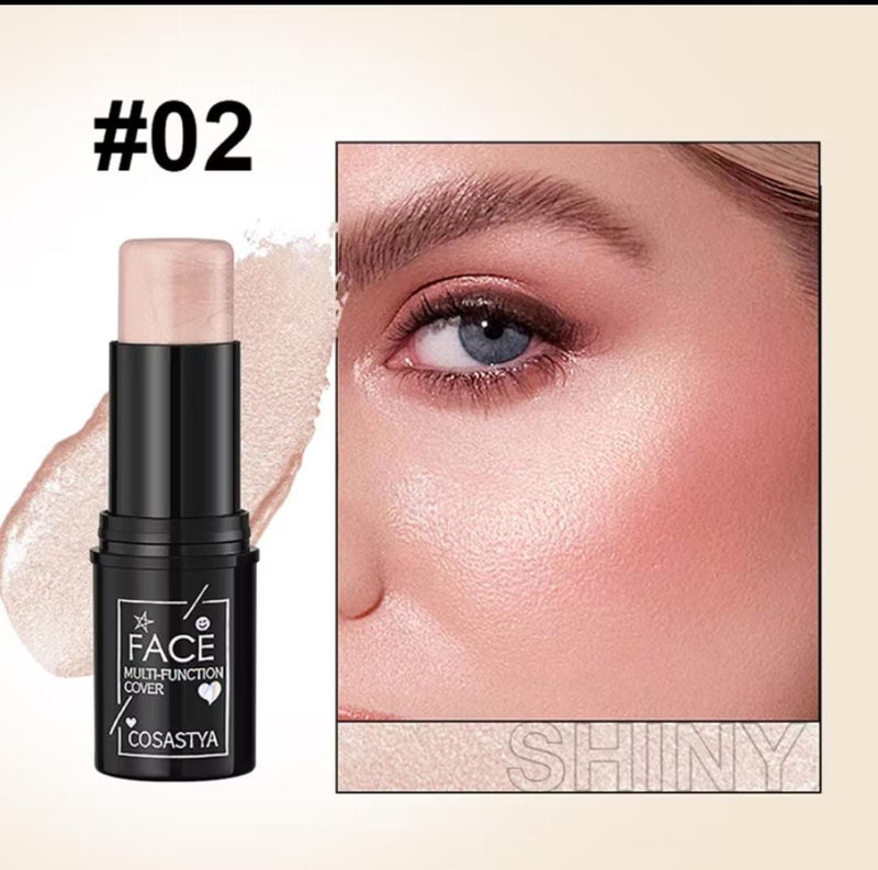 Maquiagem multi-Funcional Funções À Prova D'água Com Três Em Um Rosto natural : Blush