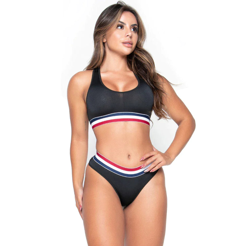 Conjunto Bravaa Store Lingerie Calcinha e Top Elastico Direto Da Fábrica 132